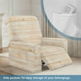 thumbnail image 3 of FOR U DESIGNS Wood Print Recliner Chair Covers with Arms, Breathable Chair Covers for Living Room Non-Slip Sofas Couches Slip Covers Home Decor Accessories, 3 of 8