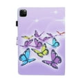 thumbnail image 4 of Allytech iPad Pro 11 Case 2020 Released 2nd Generation, Folio Stand Shockproof PU Leather Auto Sleep Wake Feature Slim Fit Full Protection Case Cover for Apple iPad Pro 11-inch, Butterfly, 4 of 7