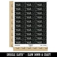 thumbnail image 2 of Happy Mail Smiling Package Letter Sticker Set - Black - Matte Finish - 1.75" Medium, 2 of 7
