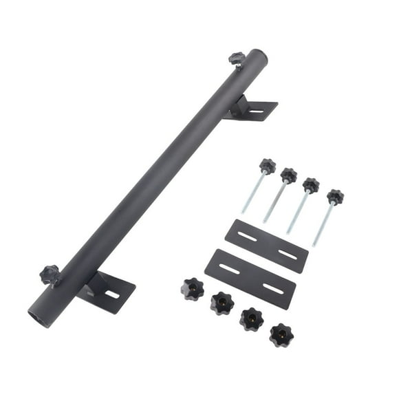 CHUANK Pince pour Parasol Support de Parasol de Patio Étanche Pince de Montage pour la Plupart des Poteaux de Terrasse en Bois Noir