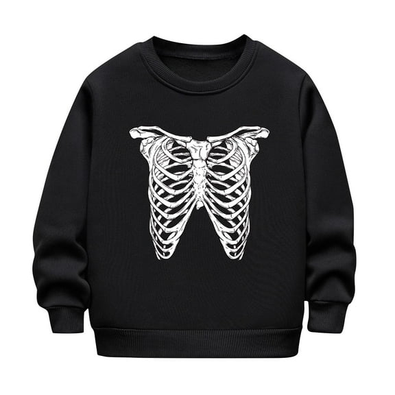 Utoimkio Toddler Boy Girls Pullover Sweatshirts Long Sleeve Shirts Cute Print Crewneck Sweatshirts Tee Tops Little Boy Girls Fall Winter Clothes for Kids