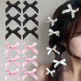 thumbnail image 3 of Juego de 18 piezas de accesorios para el cabello para mujer, cintas coloridas, lazos, pinzas para el cabello, correas de garra para el cabello dulces y lindas a la moda, encaje el, 3 of 5