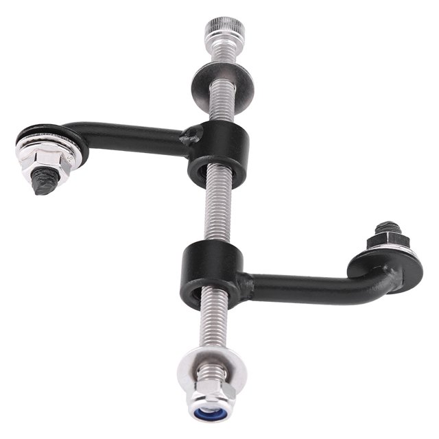 Kit de elevación de tanque kit de elevación de tanque de gasolina de motocicleta de hierro y aluminio para XL 883 1200 48 72 1995-up Negro Plata ANGGREK Otros