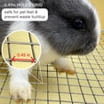 thumbnail image 3 of Stainless Steel Gird Rabbit Litter Box, Large Corner Potty Tray for Small Animals Guinea Pigs, Ferrets,Chinchillas - Toilet with Low Entry & Easy Clean(15×11.2×4.8in), 3 of 6