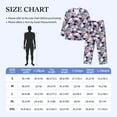 thumbnail image 4 of Lsque Plaid Flamingo Pattern Long Sleeve Pajama Set for Men - Soft 2-Piece Sleepwear and Loungewear Set with Pockets, Comfy Nightwear-Small, 4 of 7