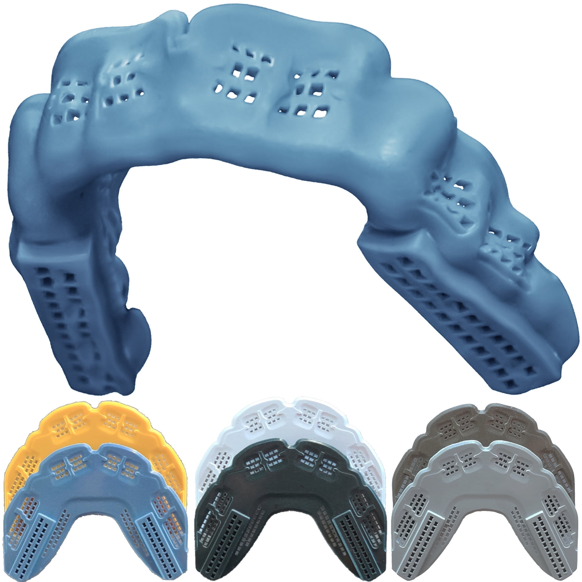 Braces Mouthguard, BulletProof: World’s Thinnest & Strongest Sports Mouth Guard for Braces! Football Hockey Rugby Basketball Lacrosse BJJ MMA Boxing & Sleeping Mouthpiece.Adult Youth Kids Mouth Piece
