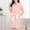Pink, variant on Women's V-Neck Sleeveless Sleepwear Robes with Pockets Casual Drop Shoulder Belt Bathrobes Comfy Loose Loungewear,Khaki,Free Size
