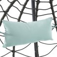 thumbnail image 5 of Egg Chair with Stand, Outdoor Rattan Hanging Chair, Patio Hammock Swing Chair with Cushion, Foldable Basket Chair for Living Room, Balcony Backyard, Light Gray, 5 of 7