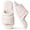 White, variant on BERANMEY Open Toe Slippers for Womens Mens Cozy Women's Slippers Non-Slip Indoor Fuzzy Slip on Embroidered House Slippers for Bedroom & Living Room