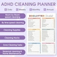 thumbnail image 4 of ADHD Cleaning Planner for Adults, adhd Cleaning Schedule & Checklist Organizer, Daily Weekly Monthly Household Management System for Home Chore Tracking & Stress-Free Organization, 4 of 7