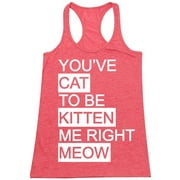 PB You Cat to be Kitten me Right Meow Womens Tank Top