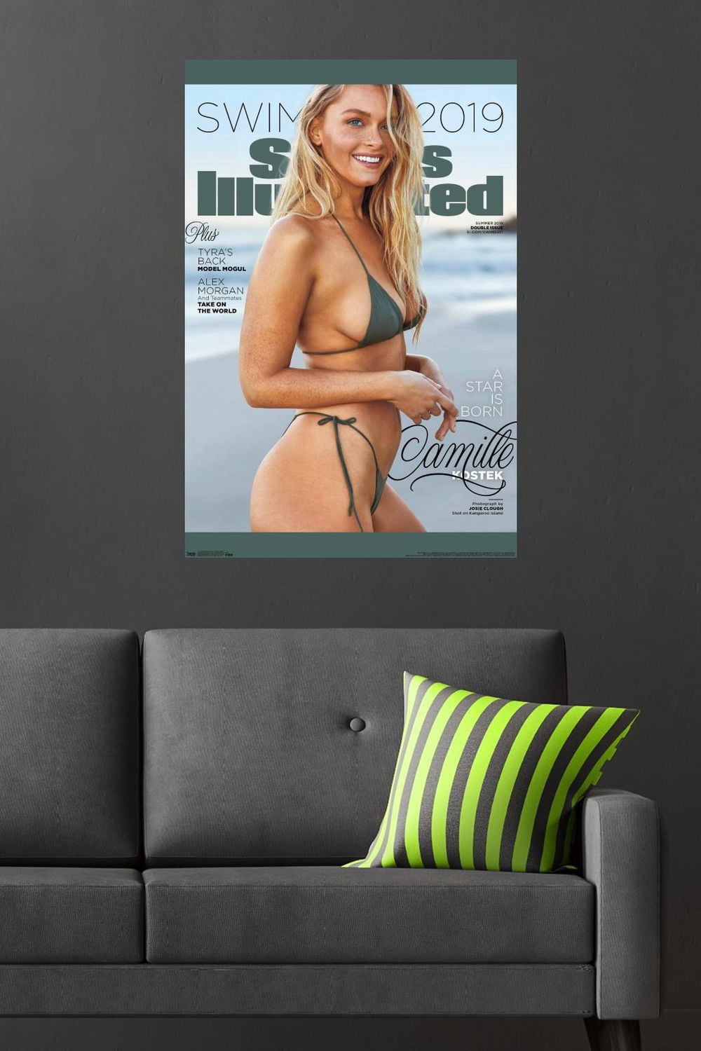 Sports Illustrated: Swimsuit Edition - Camille Kostek Cover 19 Wall Poster, 22.375" x 34"