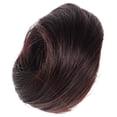 thumbnail image 2 of Moño liso, pieza de cabello, moño, coletero para mujer, extensión de moño recogido, coleta, moño de dona para mujer, 2 of 6