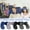 Black, variant on Travel Neck Pillows U-Shaped Airplane Pillow Inflatable PVC Cervical Pillow for Sleeping,Travel Pillow Head and Neck Support for Car,Home,Office,Traveling