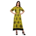 thumbnail image 1 of Moomaya Printed Kurta Dress Summer Wear Ladies Kurti Long Tunic Tops For Women, 1 of 5