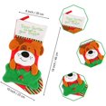 thumbnail image 4 of Pet Christmas Stocking, 18 Inch Large Christmas Stocking for Dog, Cat Xmas Stocking with Envelope Pocket Plush Family Stocking for Christmas Decorations, 2 Pack (Pet), 4 of 5