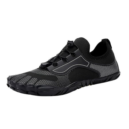 Fauean Shoes for Women Sneakers Water Proof Mesh Non Slip Fitness Casual Shoes Daily Wear Black Size 44