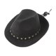 thumbnail image 2 of Sombrero de vaquero para mascotas de poliéster denim - cinta desmontable para la cabeza, talla única - para perros gatos Fiesta/Decoración exterior, 2 of 7