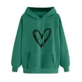 thumbnail image 2 of Tejiojio Women Clothes Pumpkin Hooded Hoodie Sweatshirt Blouse Women's Print Winter Hoodie Pullover Tops, 2 of 6