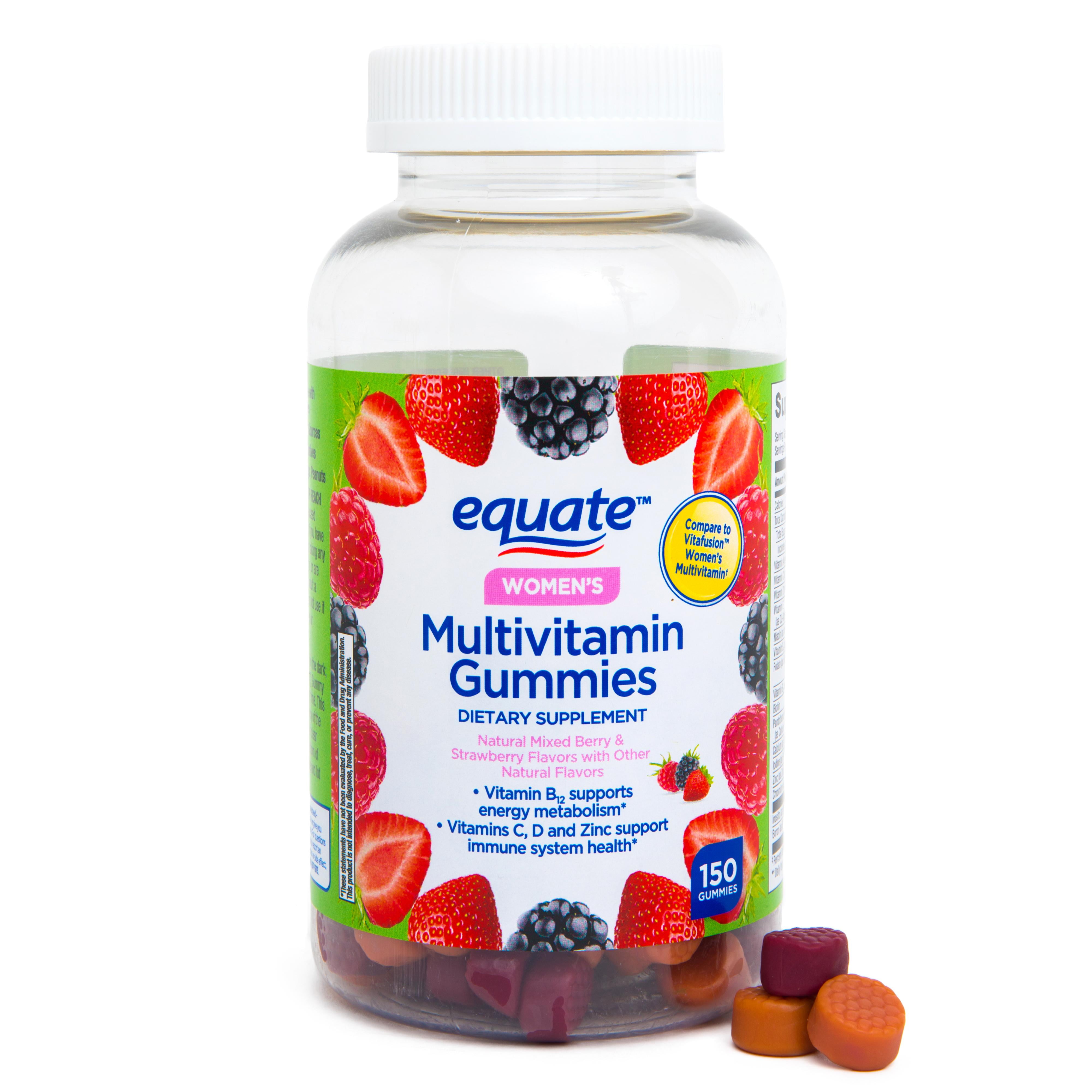 Equate Women’s Multivitamin Gelatin Gummies, 150ct