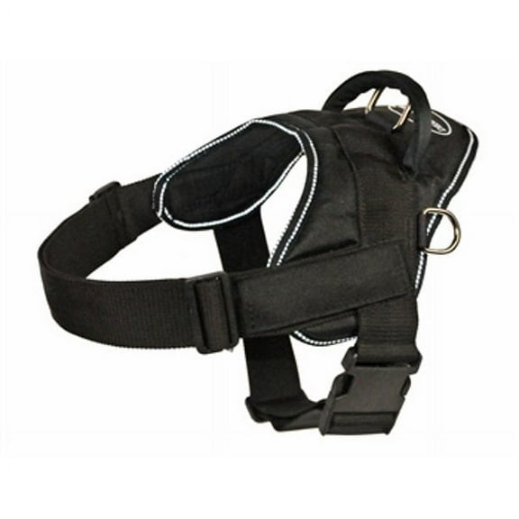 Dean & Tyler Active Dog Harness DT Harness Black Reflective Large