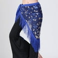 thumbnail image 5 of Fashion Belly Dance Hip Scarf, Women Belly Dance Hip Skirt Tassel Wrap, 5 of 8