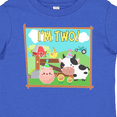 thumbnail image 4 of Inktastic I'm Two Farm Animals Wearing Birthday Party Hats Boys or Girls Baby T-Shirt, 4 of 5