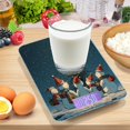 thumbnail image 7 of High Precision Digital Kitchen Scale Tempered Glass Food Scale Multifunction Scale Small Kitchen Appliances Snowman with A Christmas Hat, 7 of 7
