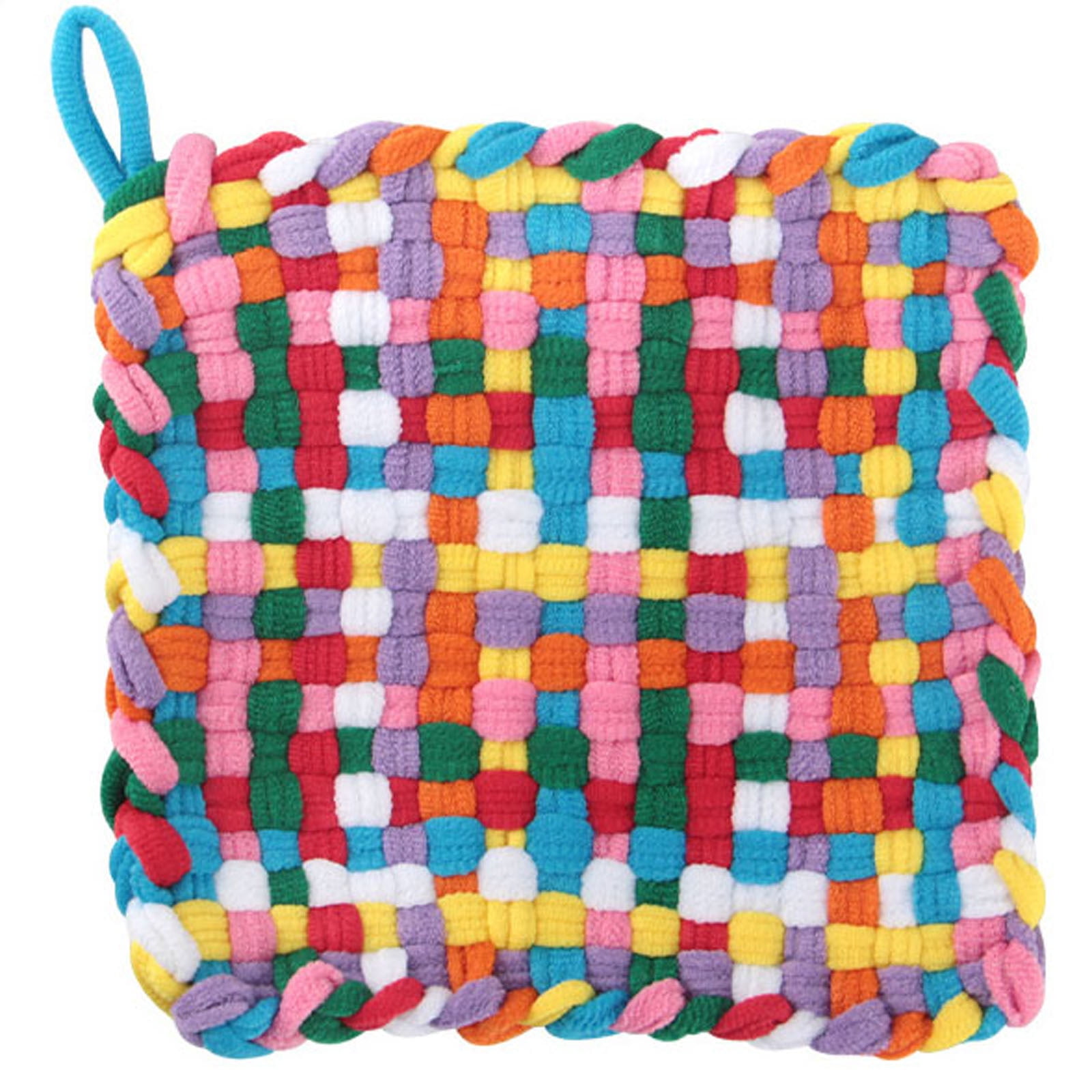 Loom Potholder Loops 8 Color Set, Weaving Loom Refill Loops Elastic Potholder Loom Loops Weaving Craft Loops DIY Crafts Weaving Loom Supplies