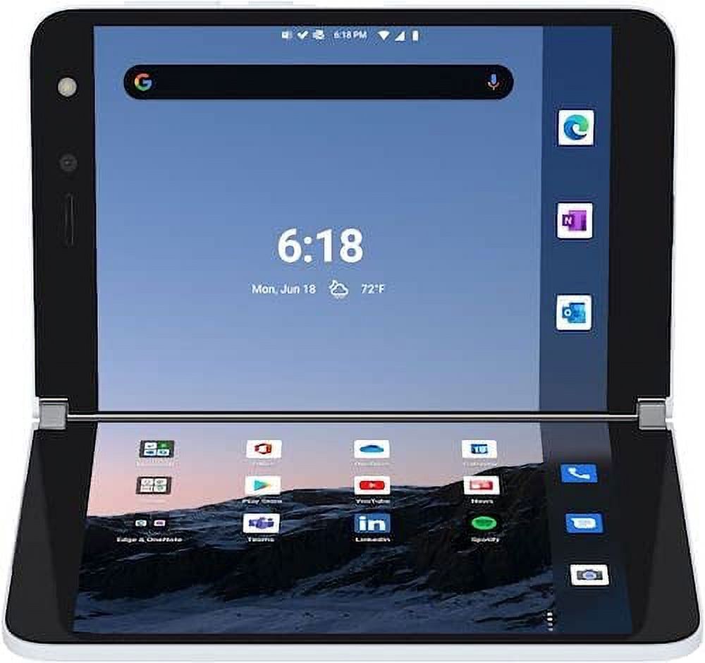 Microsoft Surface Duo 128GB (Locked AT&T) Folding 2 Screen Smartphone - Glacier TGM-00006 - image 3 of 5