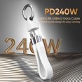 thumbnail image 3 of Klonfd Short Type C PD 240W USB 4.0 Type C Short /40Gbps Data Transfer60Hz Video Display3/4 For 1Phone16/15Ma Book/1Pad SeriesGalaxyAndroid Auto VR Device, 3 of 5