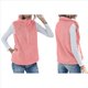 thumbnail image 2 of Chaleco de Felpa Cálido Sin Mangas con Cuello Alto para Mujer, con Cremallera, para Otoño e Invierno, con Bolsillos Rosa M, 2 of 7