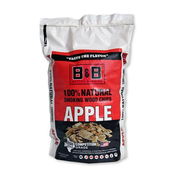 B&B Charcoal 8019855 180 cu. in. Apple Wood Smoking Chips
