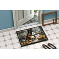 thumbnail image 4 of Carolines Treasures DAC1724MAT 18 x 27 in. Unisex American Eskimo Fall Kitchen Pumpkins Doormat, 4 of 5