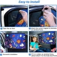 thumbnail image 4 of XUANYI 2 Pieces Car Sun Visor Baby With Uv Protection, Magnetic Starry Sky Lion Animal Universal Car Sun Visor Car Curtain Side Window Sun Visors For Children Car Window Sun Protection Heat Protection, 4 of 5