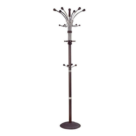 Acme Coat Rack - 06316 Hubert Coat Rack, Espresso Finish, Hubert collection coat rack hat stand comes in espresso finish By ACME