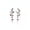 C-Rose Gold, variant on 925 Sterling Silver Tiny Moon Star Earrings Studs for Women Teens Small Moon Studs Earrings Star Drop