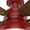 Barn Red, variant on Hunter 52 inch Outdoor or Indoor Ceiling Fan with LED Light - Rustic Ceiling Fan with Pull Chain, For Bedroom, Living Room, or Patio, Low Profile Mount, No Remote - Mill Valley 59312, Barn Red