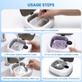 thumbnail image 6 of Ultrasonic Retainer Cleaner Machine, 48kHz High-Frequency , UV Cleaner , 2-in-1 Professional Portable Cleaner for Mouth Guards, Aligners, Jewelry, Home & Travel Use, 6 of 7
