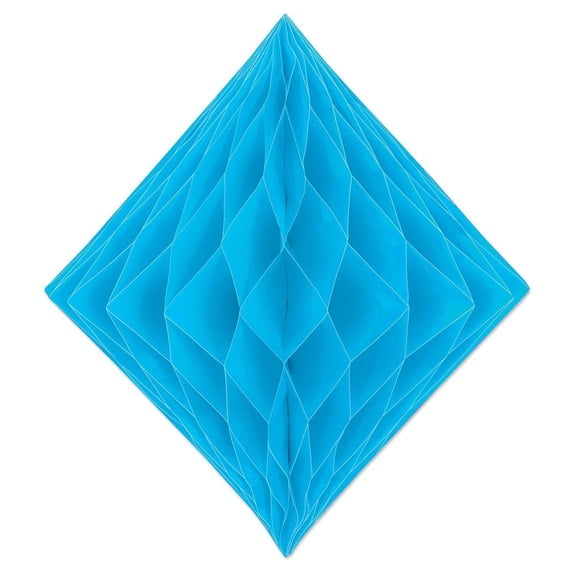 12 Pack Bulk Party Tissue Diamond - turquoise
