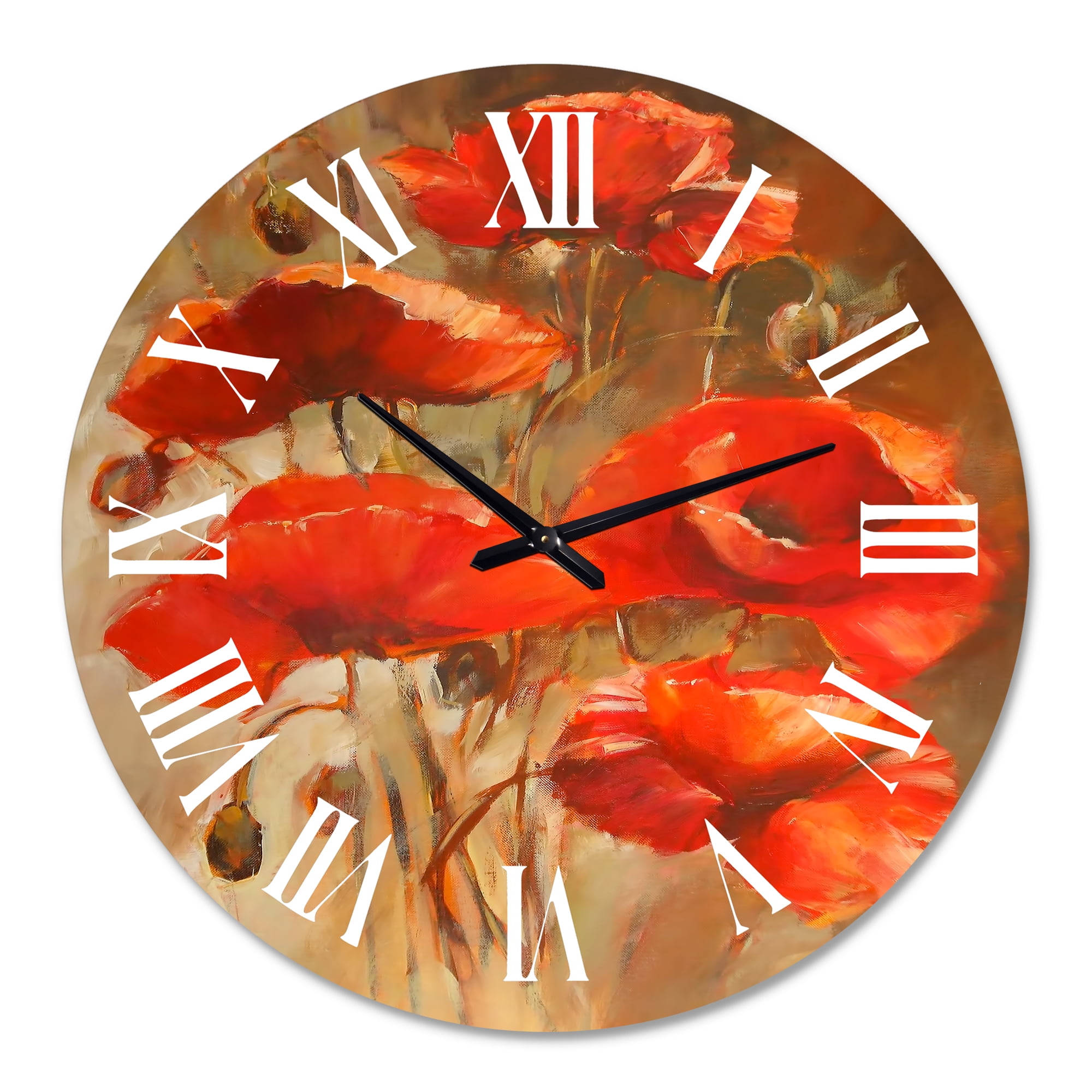Designart 1 in Quartz Traditional Wall Clock