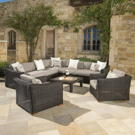 Darby Home Co Monroeville 8 piece Sunbrella Sectional Set with Cushions
