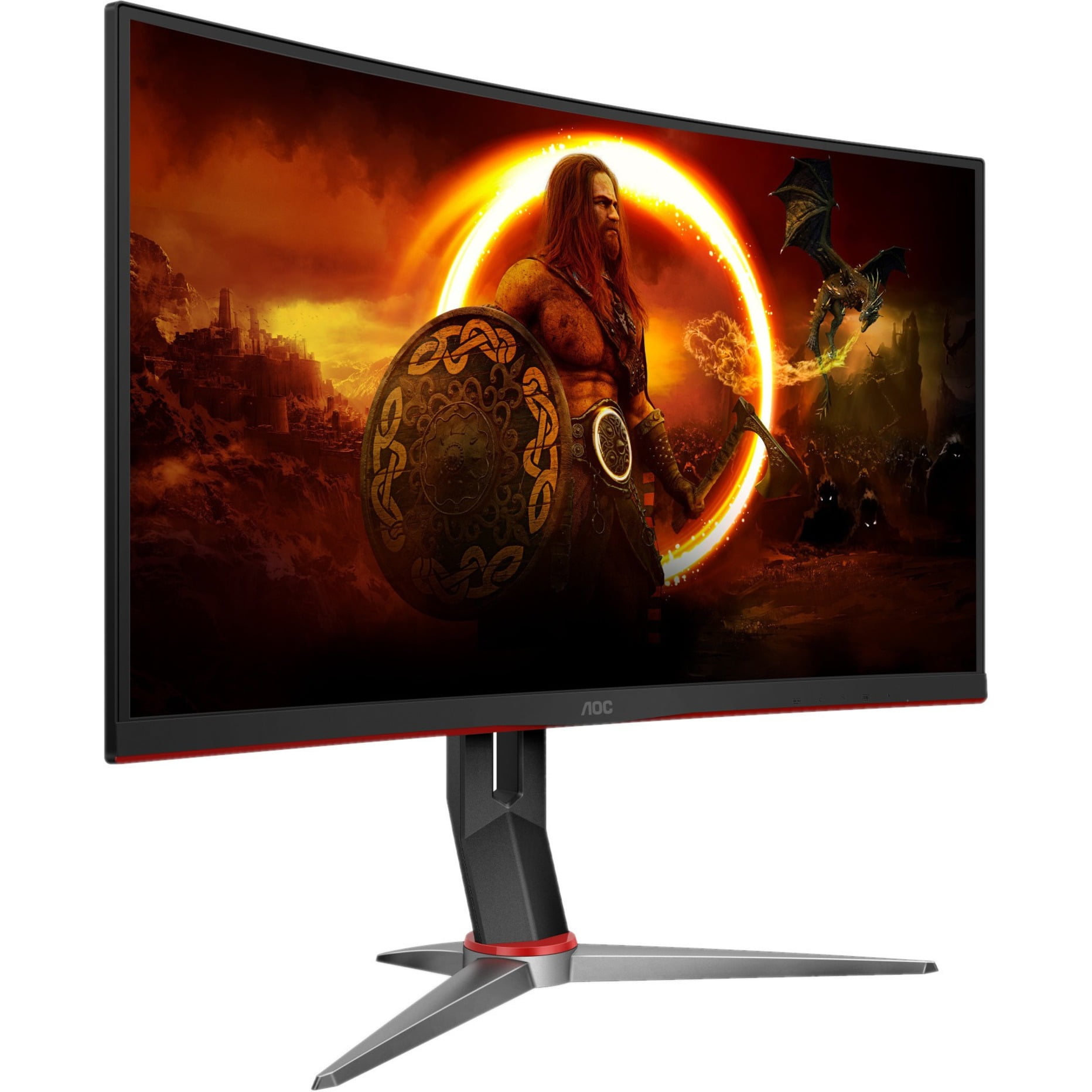 AOC 27インチ240Hz 曲面ゲーミングモニター 本体 C27G2ZE27 AOC 27