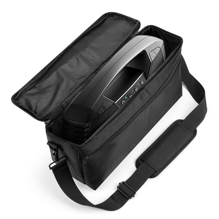 Zeiwohndc Speaker Portable Bag With Adjustable Shoulder Strap And Double Zippered Design