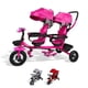 thumbnail image 1 of Triciclo Evolutivo The Baby Shop  Doble Gemelar para Niños 2 Asientos Giratorios Rosa -, 1 of 6