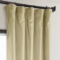 thumbnail image 6 of Half Price Drapes Western Tan Heritage Plush Velvet Room Darkening Curtains (1 Panel), 50W X 96L, 6 of 12