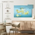thumbnail image 4 of Elephant Stock Lemon Slices In Water Wall Art - Horizontal Canvas Wall Art - Kitchen Wall Decor - Food And Drink Canvas - Blue And Yellow Decor - 36" x 24", 4 of 4