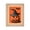 Vintage Jack-o-Lantern Stamp, variant on Stupell Industries Shabby Chic Vintage Ghost Stamp Black Framed Print Under Glass, 13 x 16, by Arlington Prints