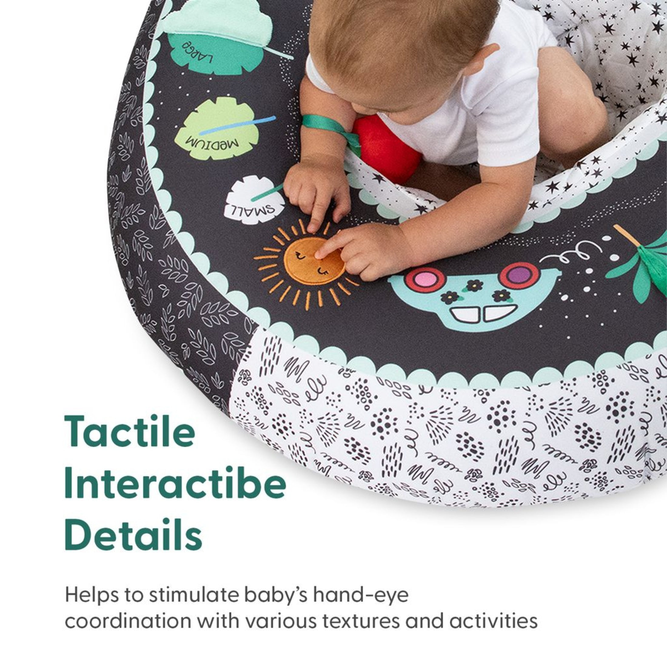 The Peanutshell Montessori Play Ring for Babies, Activity Center for Baby & Sensory Center for Sitting Up