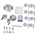 thumbnail image 2 of Esquirla 1/12 Dolls House Miniature Kitchen Supplies Metal Kitchenware Cookware Set Model, 2 of 8